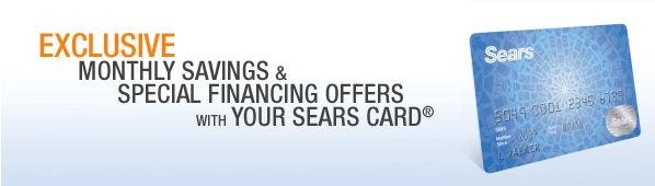 Exclusive cardmember-only sales and special financing offers throughout the year.